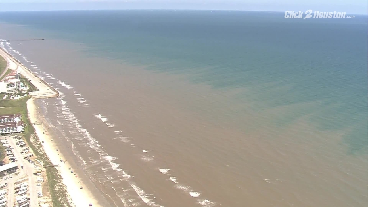 Blue water spotted off Galveston again